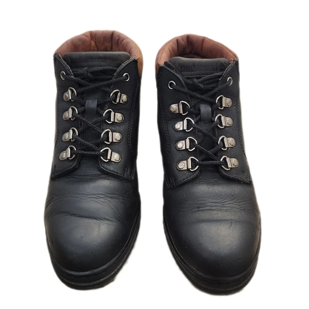 TIMBERLAND Dausette Low Chukka, Black Ankle Boots, Women's 8.5